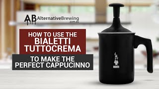 How to Use the Bialetti Tuttocrema Milk Frother [upl. by Dalila]