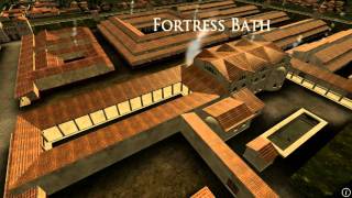 Animation of ancient Roman Fort in Caerleon Wales [upl. by Levenson541]