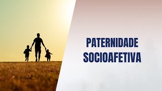 Paternidade socioafetiva [upl. by Gussman]