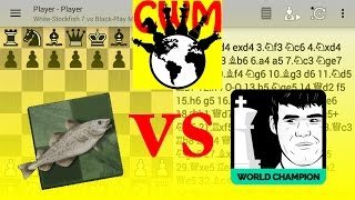 Stockfish 7 vs Play Magnus Age 25max FULL HD [upl. by Solegna881]