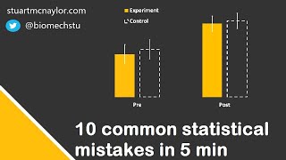 Ten Statistical Mistakes in 5 Min [upl. by Teague]